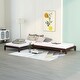 preview thumbnail 22 of 27, Twin Size Two Solid Platform Stackable Single beds with Wood Slats,Space saving