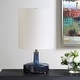 preview thumbnail 3 of 6, Uttermost Abyss Blue Table Lamp - 22.5" H X 12" W X 12" D