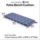 preview thumbnail 20 of 22, Vera Bradley by Classic Accessories Water-Resistant Patio Bench Cushion