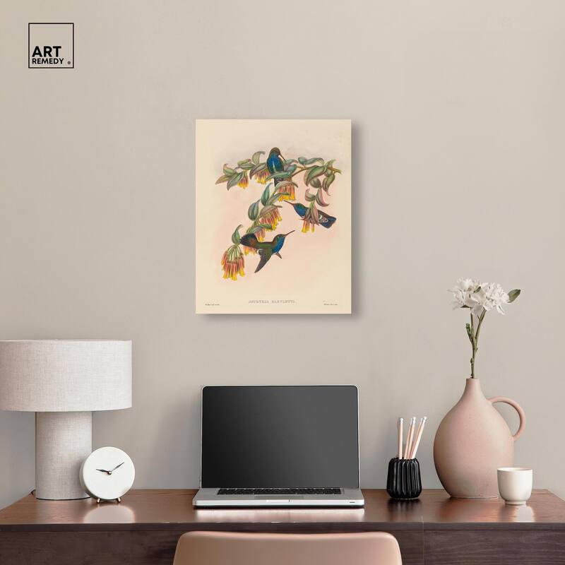 Hart Bartlett Emerald Canvas by Art Remedy, Gallery Wrapped
