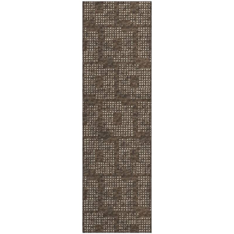 Premium Washable Super Soft Modern Houndstooth Mayfield Rug