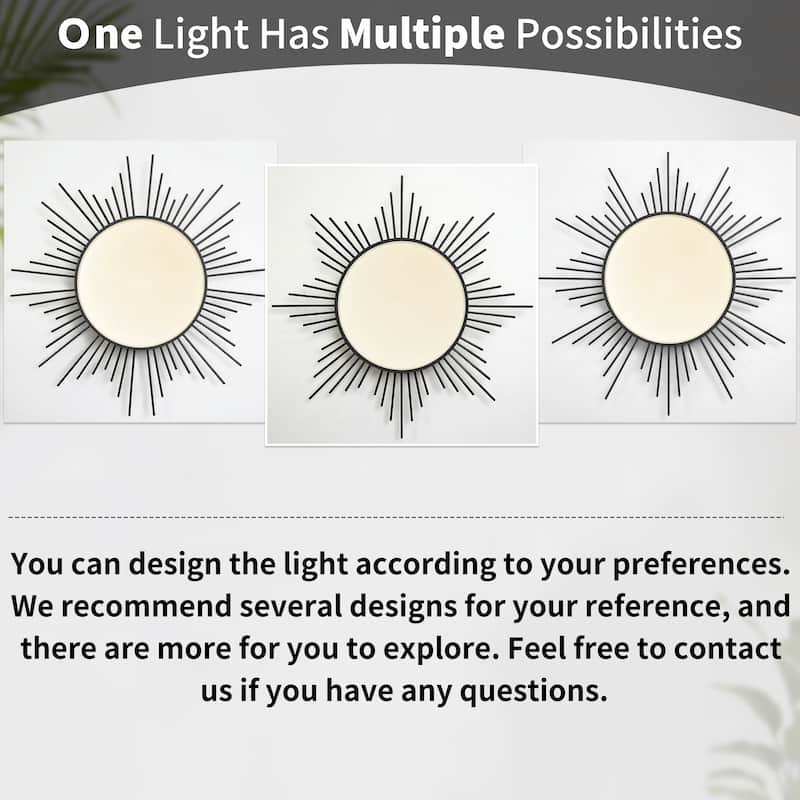 Starsky LED 23.60in. Round Unique/Statement Flush Mount