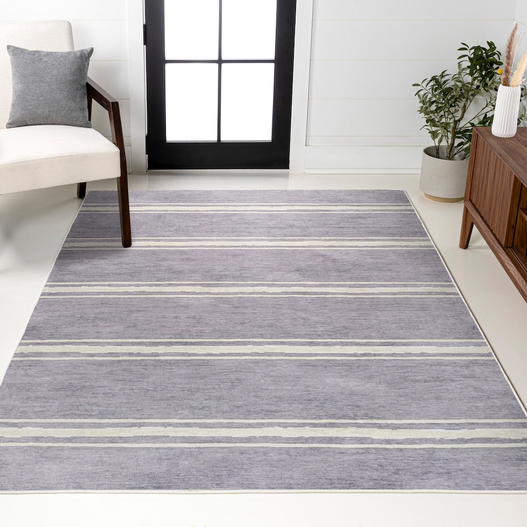 JONATHAN Y Vichy Bohemian Medallion Textured Weave Machine Washable Area Rug