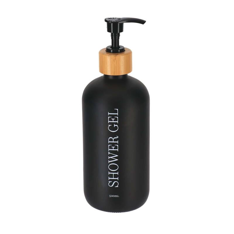 Matte Shower Gel Dispenser 17 fl oz (500ml) - 3 L x 3 W x 8.5 H