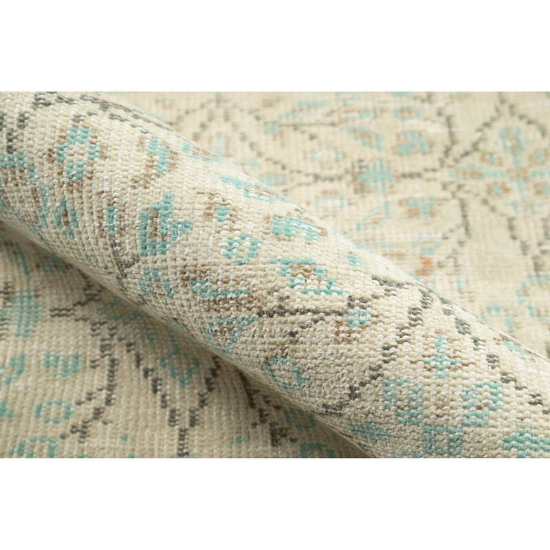 Momeni Heirlooms Vintage Overdye Hand Knotted Wool Beige Area Rug - 5'11" X 9'5"