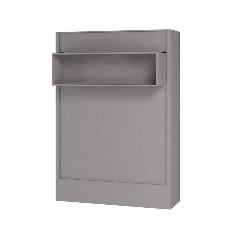 Oakland Living Easy Lift Brazilian Full Contemporary Murphy Bed with Shelf