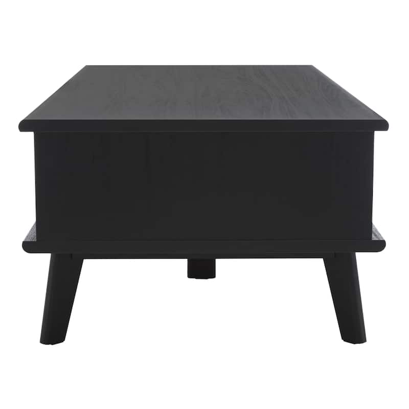 SAFAVIEH Rori Mid-Century 1-Shelf Walnut Coffee Table - 46" W x 23" D x 16" H