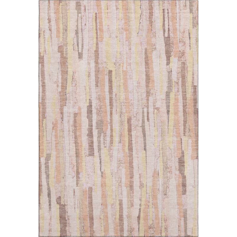 Premium Washable Super Soft Global Stripes Mayfield Rug