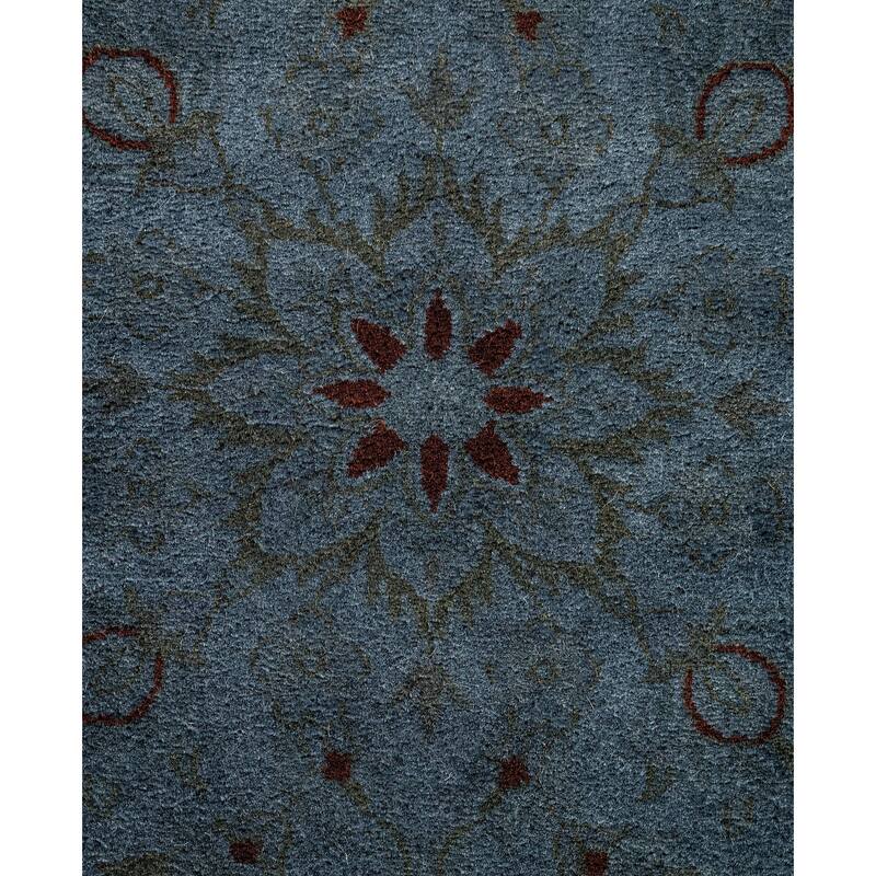 Overdyed One-of-a-Kind Hand-Knotted Area Rug - Gray - 3' 2" x 5' 3"