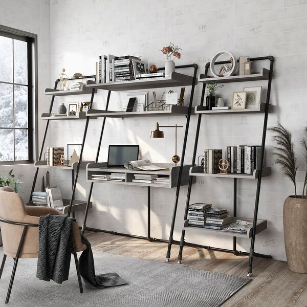 Industrial wall desk store