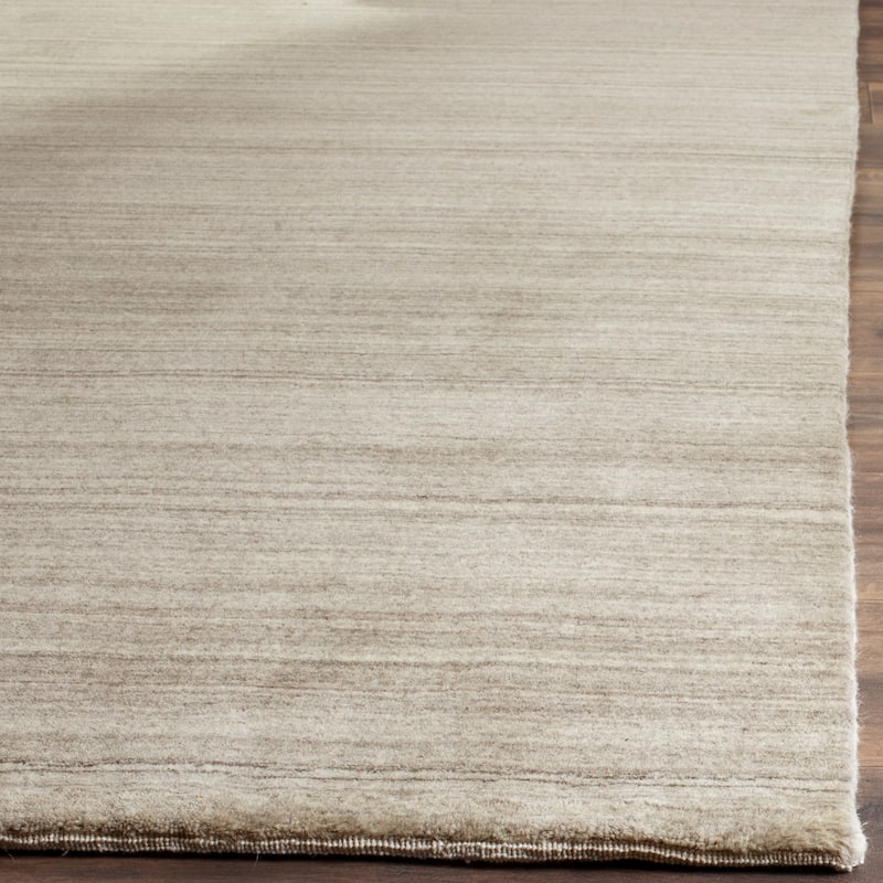 SAFAVIEH Handmade Himalaya Jessika Modern Wool Rug - 3' x 5' - Stone - Rectangle