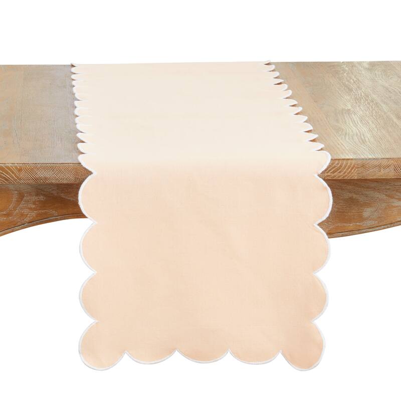 Scalloped Table Runner - 16"x72"