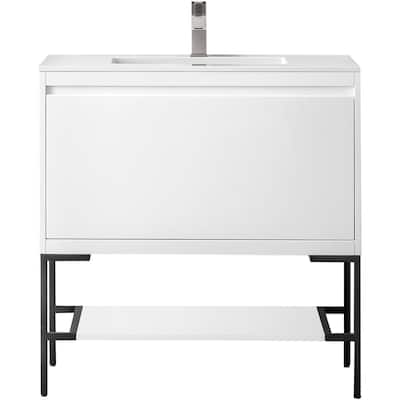 James Martin Vanities 805-V35.4-MB-GW Mantova 36" Single Basin Poplar