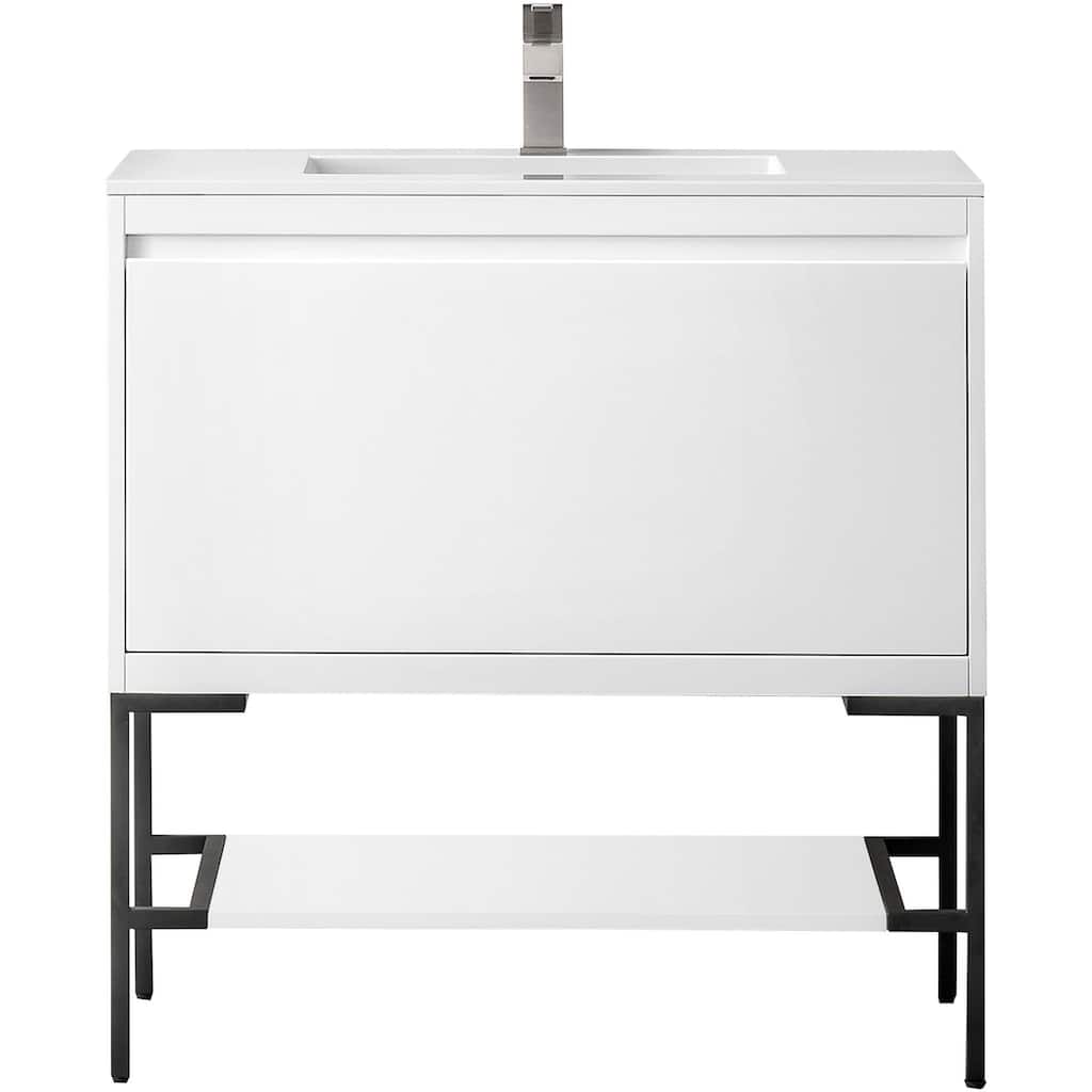 James Martin Vanities 805-V35.4-MB-GW Mantova 36" Single Basin Poplar