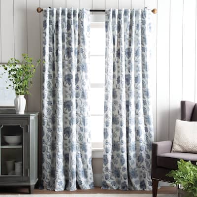 Martha Stewart Jakarta Back Tab Curtain Panel Pair