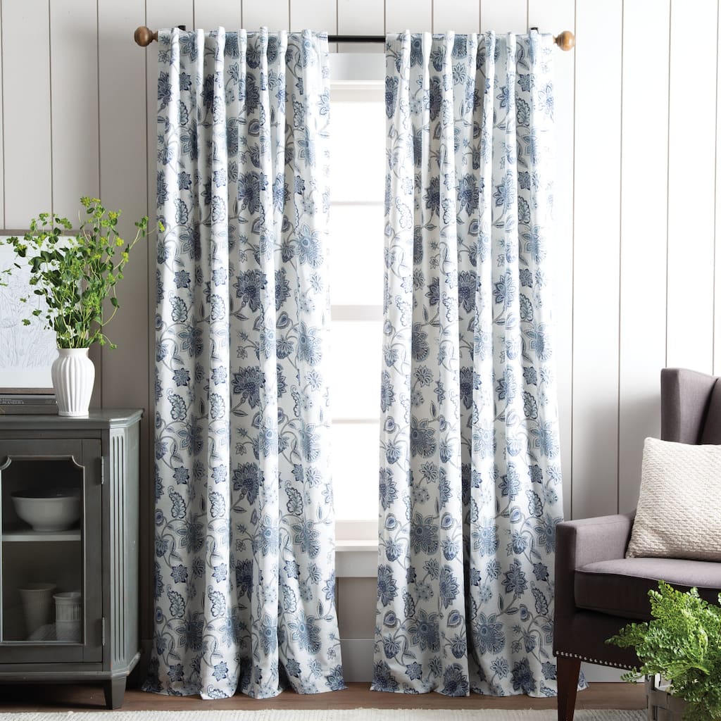 Martha Stewart Jakarta Back Tab Curtain Panel Pair