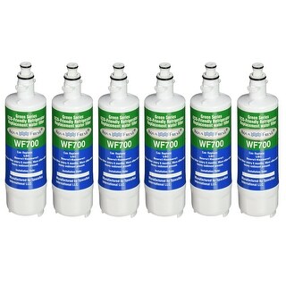 Fits LG LMX25988ST Refrigerators Aqua Fresh Replacement Water Filter 6 Pack