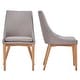 preview thumbnail 14 of 21, Sasha Oak Barrel Back Dining Chair (Set of 2) iNSPIRE Q Modern