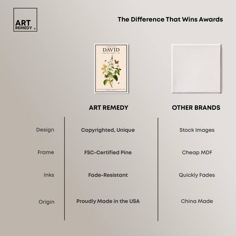 David's Delicate Flowers Canvas by Art Remedy