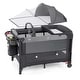 preview thumbnail 6 of 5, 5-in-1 Baby Bedside Sleeper Portable Bedside Playard w/ Canopy Grey
