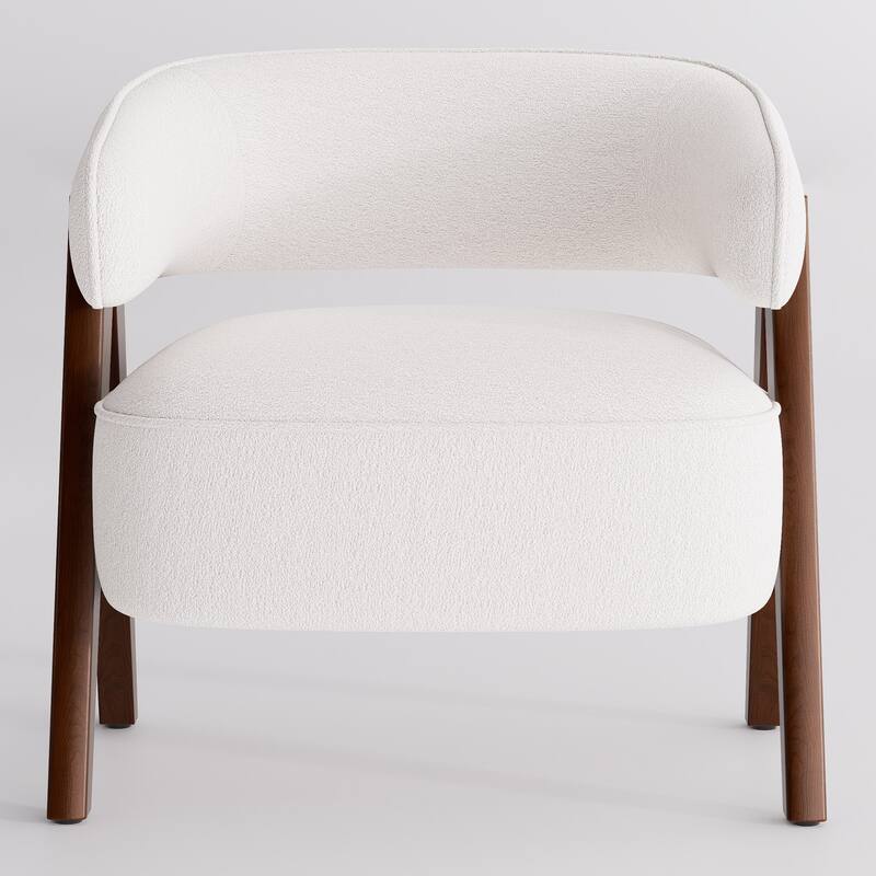 Accent Arm Chair Single Fabric Living Room Chair 27.56" W x 23.62" D x 27.95" H