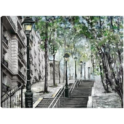 Montmartre By Studio Arts Canvas Art Print