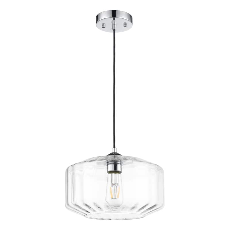 Light Society Knox Pendant Light - Chrome/Clear