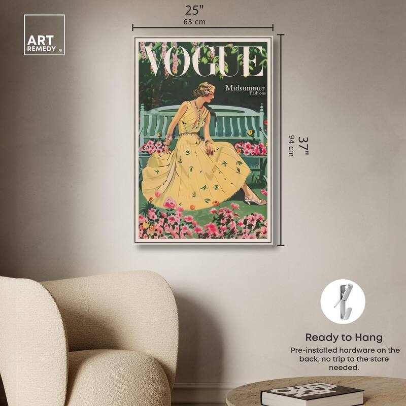 Midsummer Fashion Cover Canvas by Art Remedy
