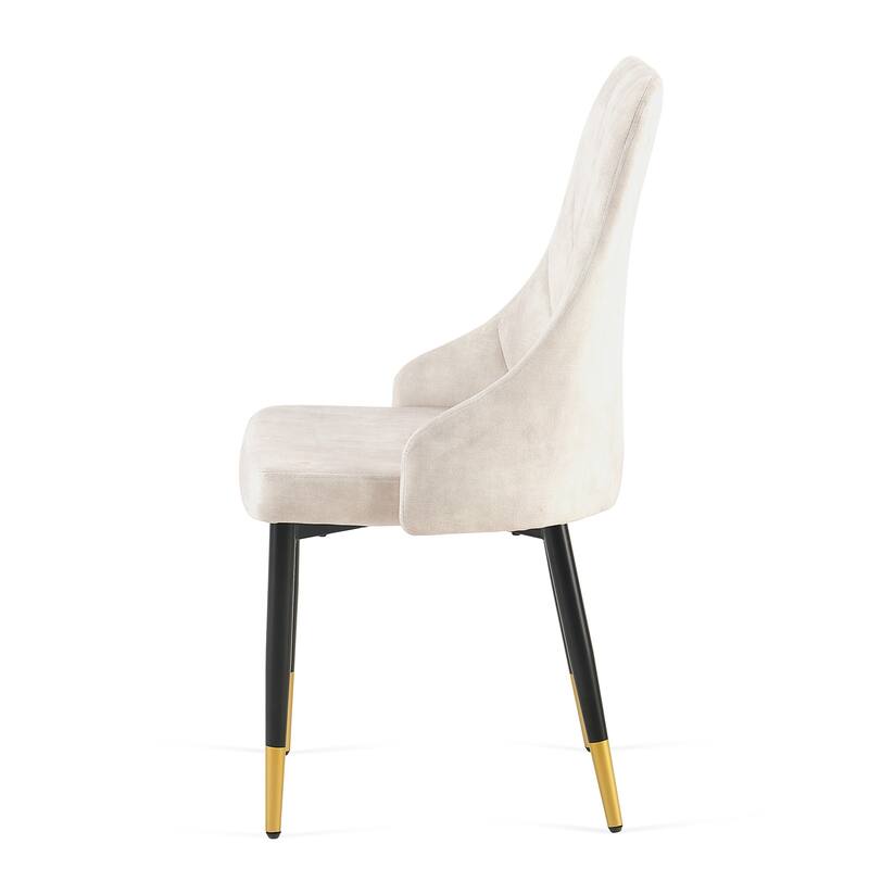 Dining Chairs Set of 2 Living Room Chair Modern Kitchen Armless Side Chair