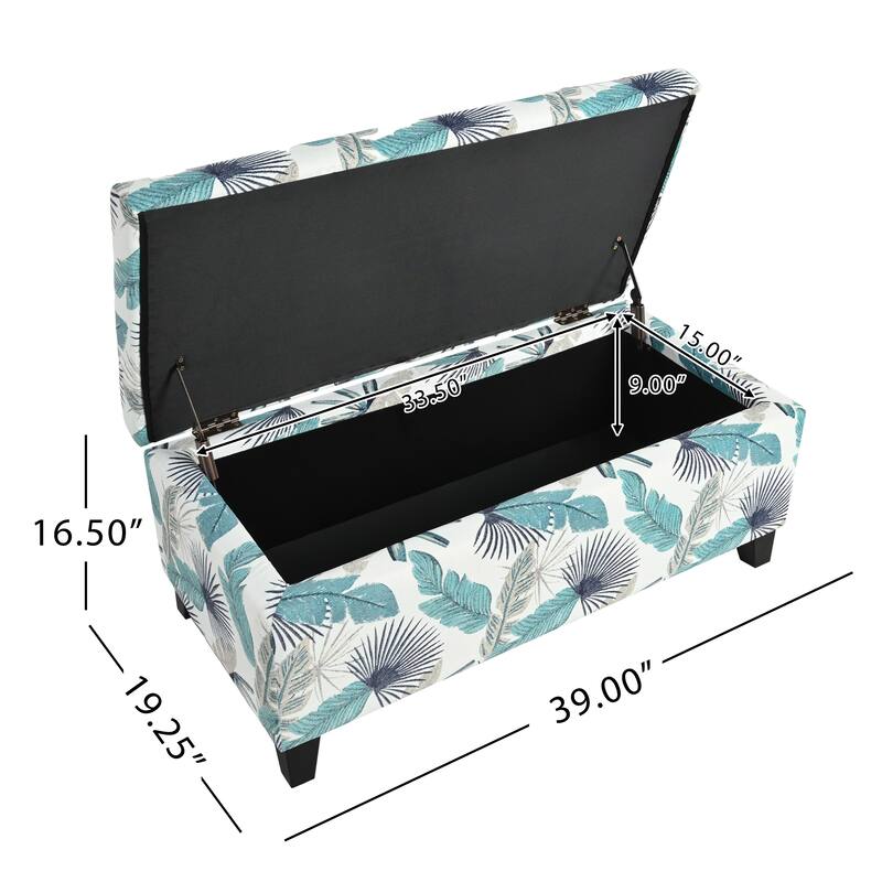 Storage Ottoman, Flower