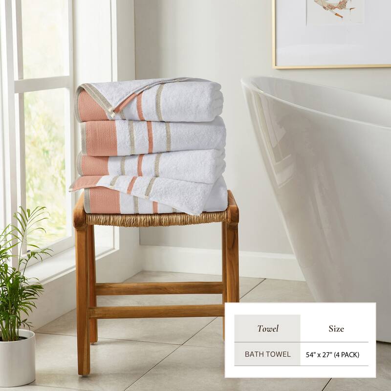 Linery & Co. Luxury Cotton Decorative Towel Set.