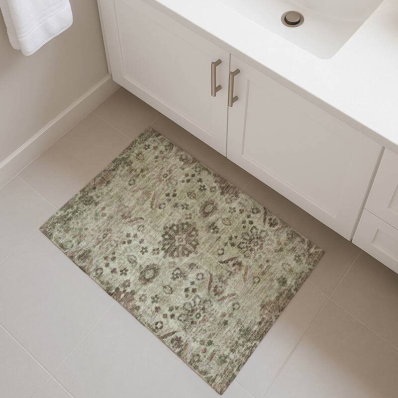 Machine Washable Indoor/ Outdoor Global Firestone Chantille Rug