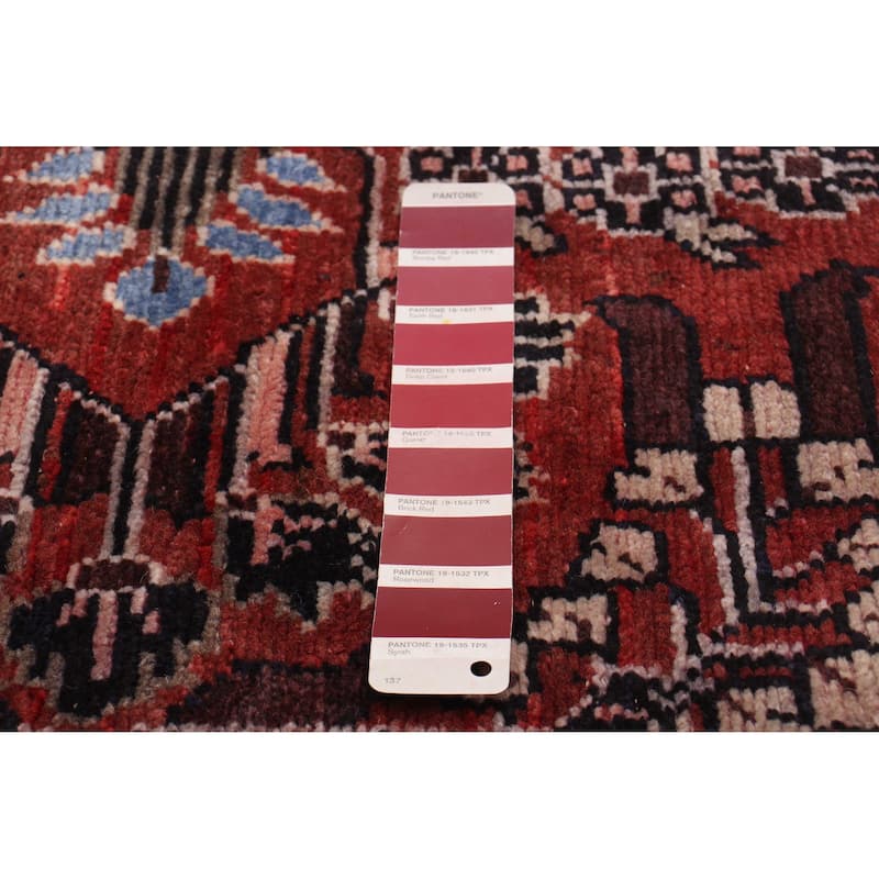 ECARPETGALLERY Hand-knotted Andelz Red Wool Rug - 2'10 x 11'1