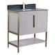 Option Bright Taupe - Brass Hardware
