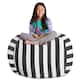 Option Canvas Stripes Gray and White