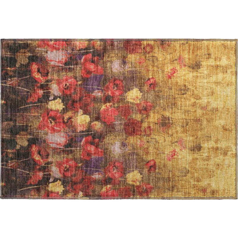 Premium Washable Super Soft Modern Floral Mayfield Rug