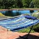preview thumbnail 3 of 71, Sunnydaze Rope Hammock with 12-Foot Stand, Hammock Pad & Pillow