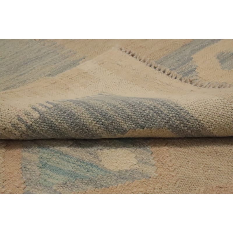 Hand Woven Oriental 100% Wool Carpet Southwestern Tribal Brown Kilim Area Rug - 5' 8'' X 3' 10''