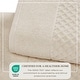 preview thumbnail 91 of 193, Linery & Co. Cotton Diamond Waffle Texture Bath Towels.
