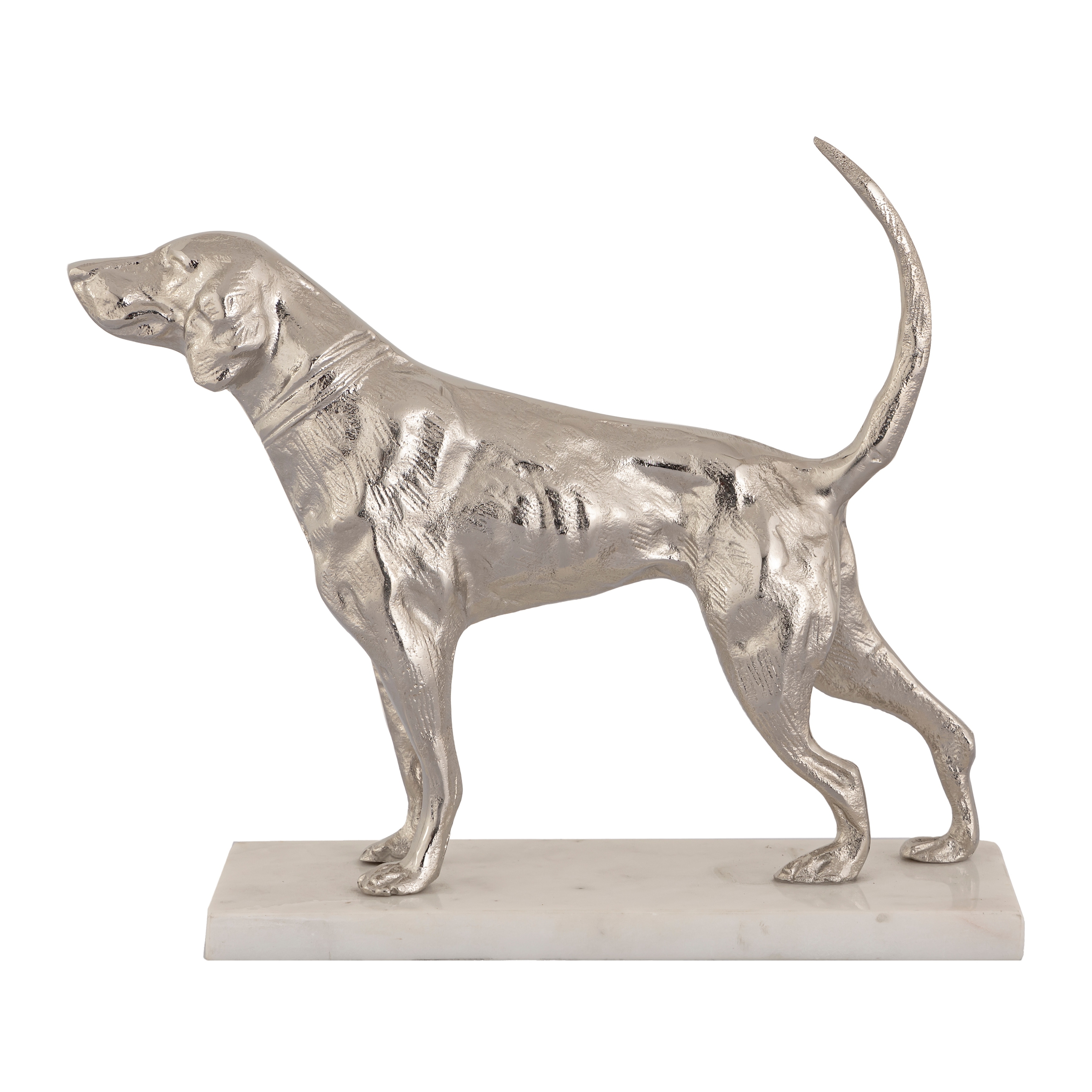 Elk Home Bergie Nickel Metal 12 Inch Wide Sculpture
