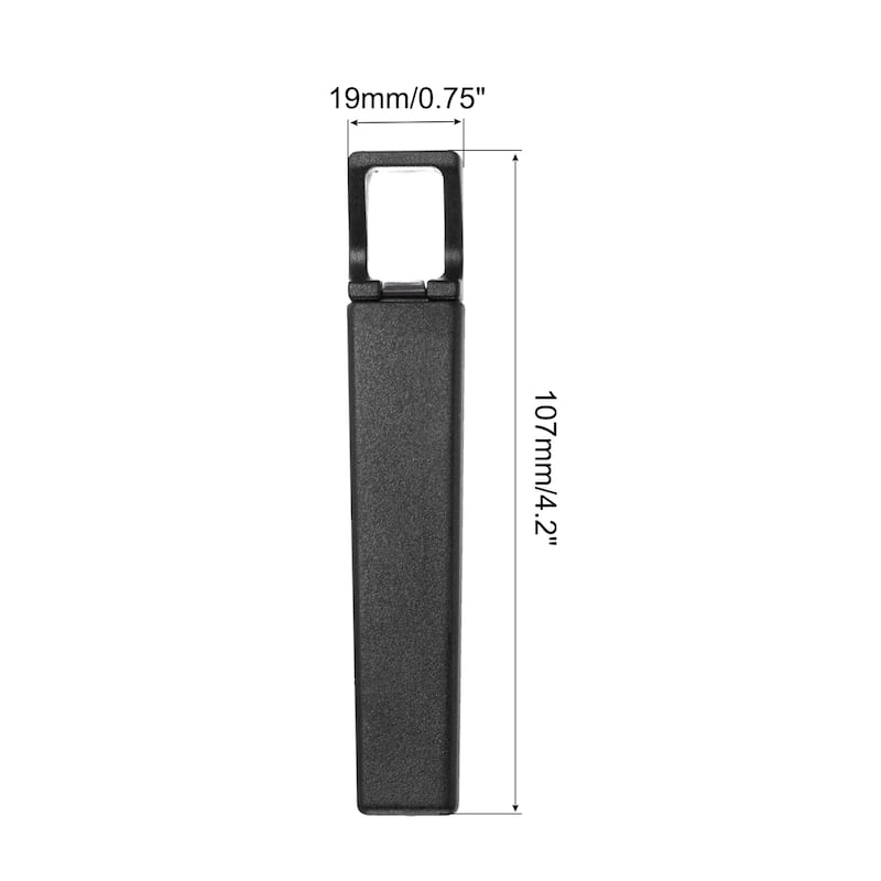 3Pcs Travel Corkscrew Pocket Corkscrew Portable Rectangle Wine Opener - Black