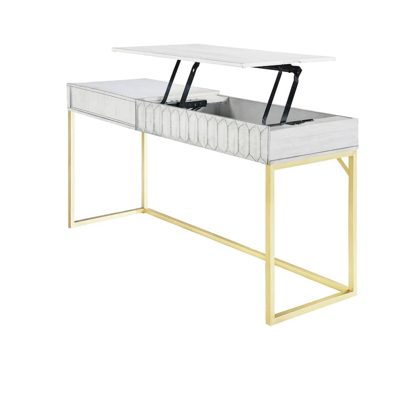 Bird Modern 57-inch Metal Lift-top Standing Desk by Furniture of America