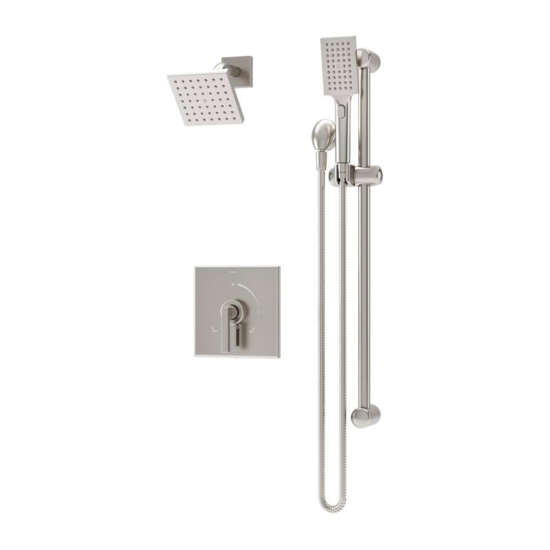 Symmons S369815TRM Duro HydroMersion Pressure Balanced Shower System - Satin Nickel