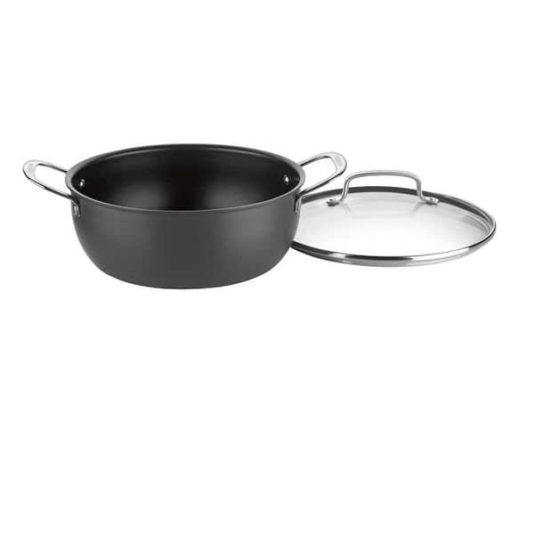 Cuisinart 622-20 Chef's Classic 8-Inch Open Skillet Nonstick-Hard-Anodized  & 619-14 Chef's Classic 1-Quart Nonstick-Hard-Anodized, Saucepan w/Cover