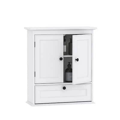 Bathroom Cabinet Wall Mounted - 8.7"D x 21.9"W x 24.6"H