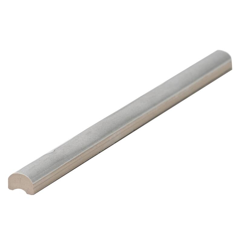 The Tile Life Waverly 0.8x12 Grey Ceramic Pencil Wall Tile - 0.8 x 12 - 1 Piece