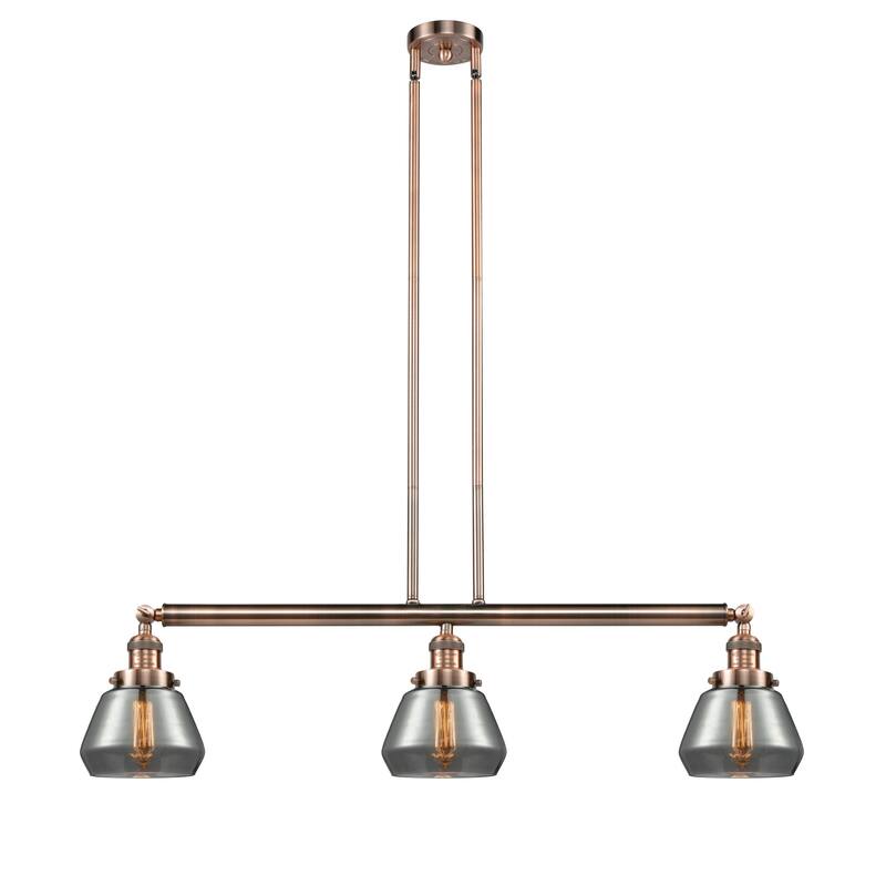 Innovations Lighting Fulton 3 Light 39" Wide Linear Chandelier