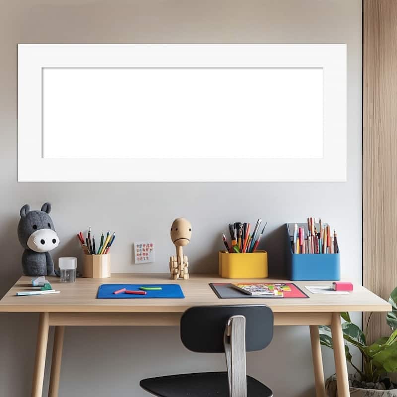 Amanti Art Basic Black Framed Dry Erase Magnetic Board