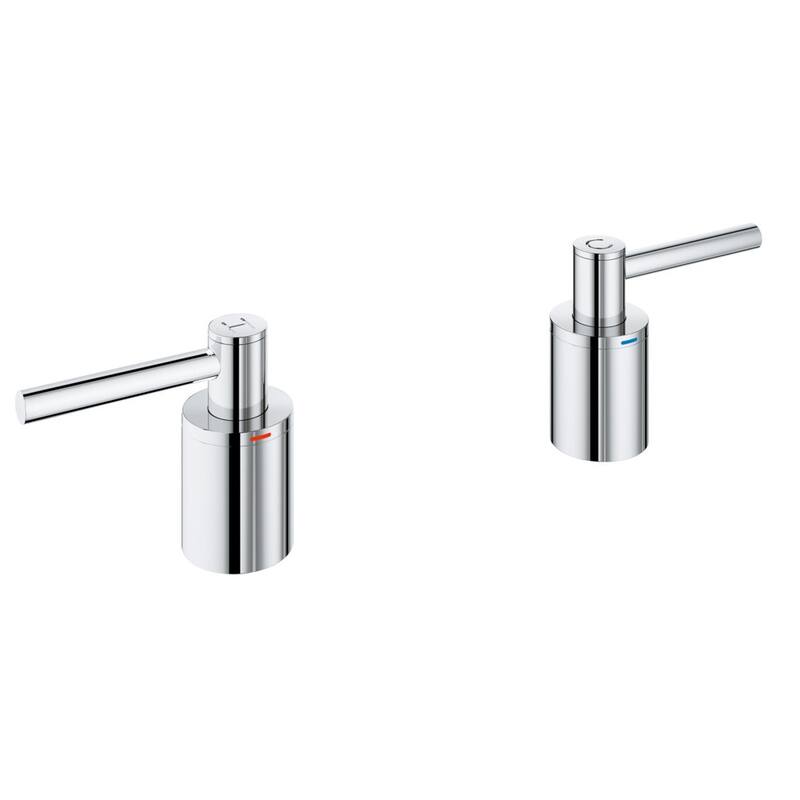 Grohe 14 218 Atrio New Lever Handles for Tub Fillers - Starlight Chrome