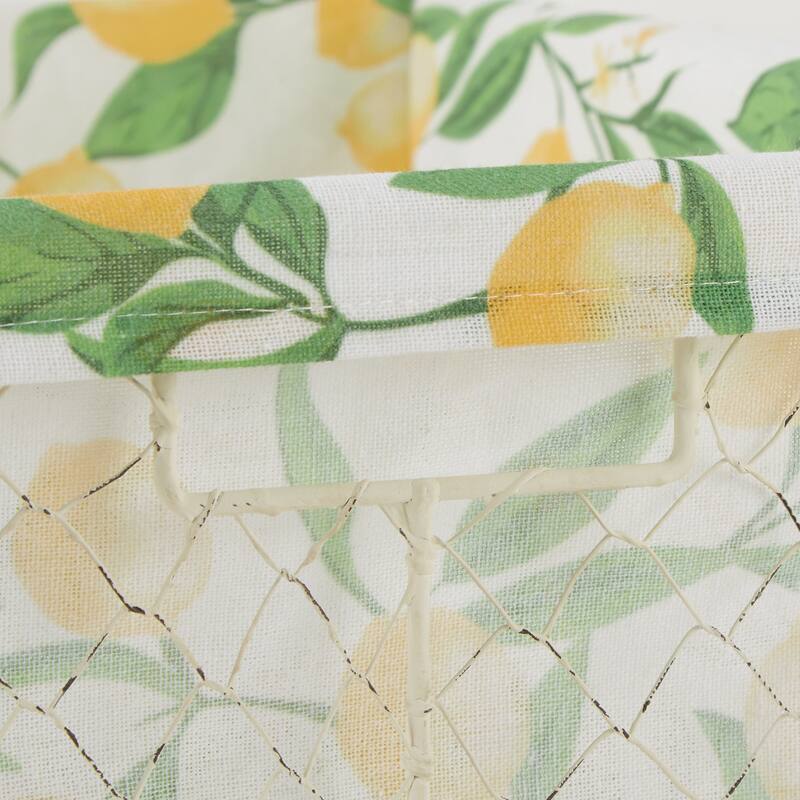 Chicken Wire Print Liner Basket (Set of 3) Small